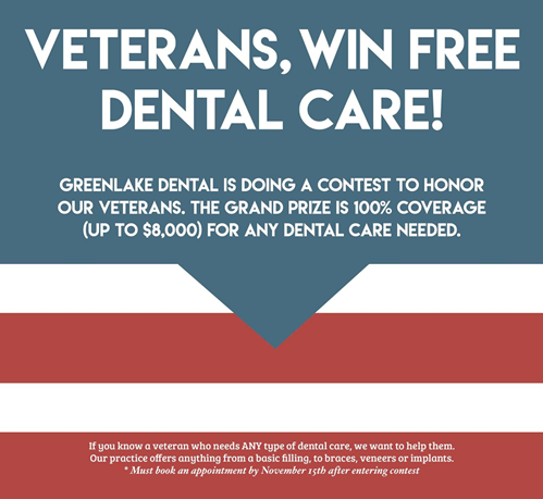 Veteners, Win free dental care
